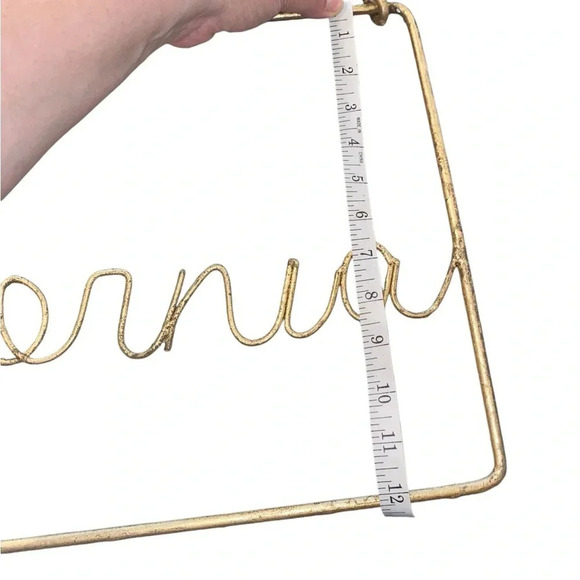 Gold metal california wall hanging - Picture 6 of 12